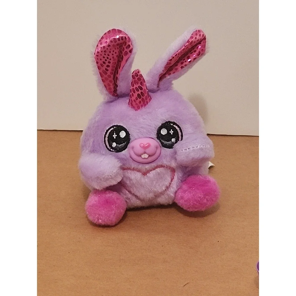 Zuru Rainbowcorns Bunnycorn Surprise Purple Pink Heart Bunny Rabbit Plush Toy 4